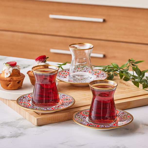 EMS AHENK 12 PCS TEA SET