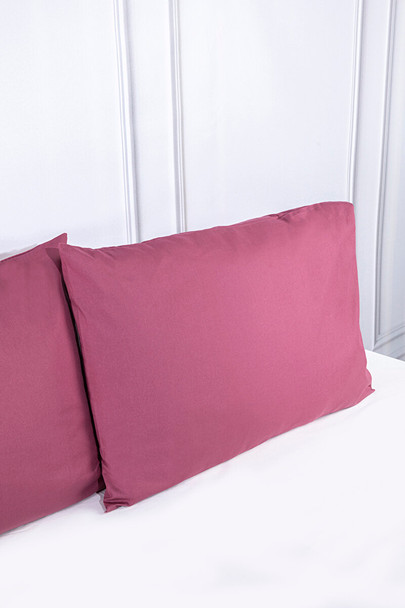 COLOURIST PILLOWCASE 2 PCS DARK PINK