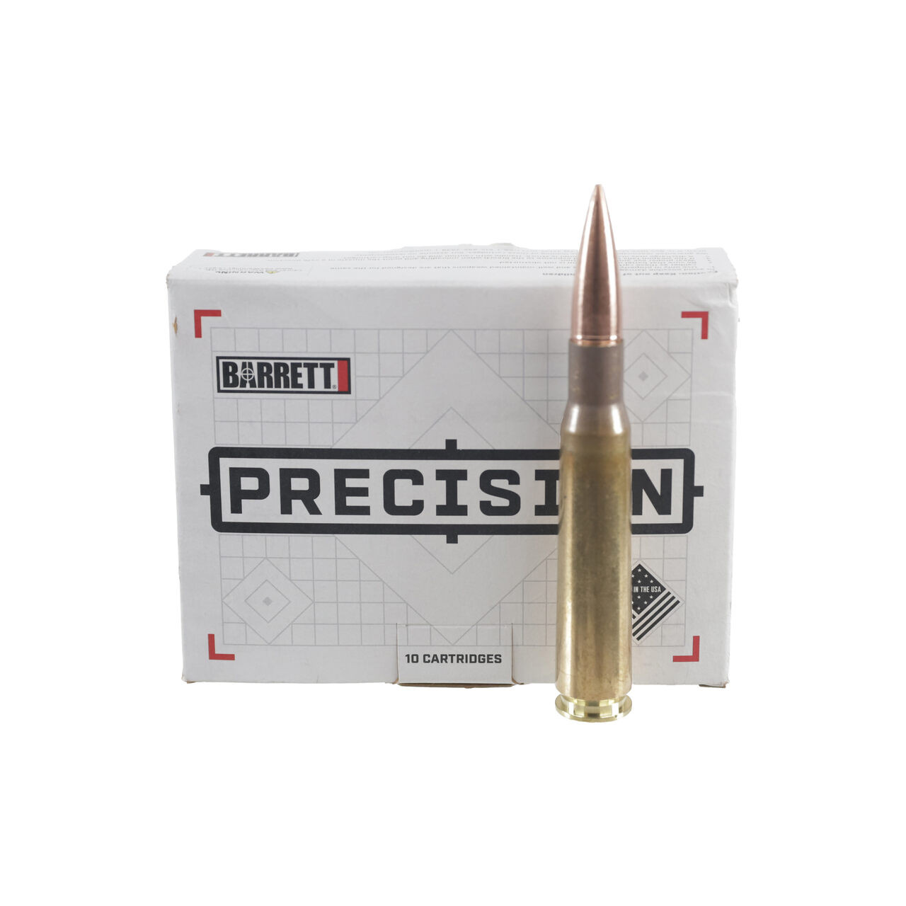 Barrett .50 BMG Precision Ammunition, Box of 10 19978