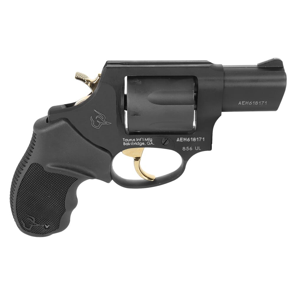 Taurus 856 Ultra Lite .38 Special Bk 2"Bbl 6rd Mag Gold Accents Revolver 2-856021ULGLD