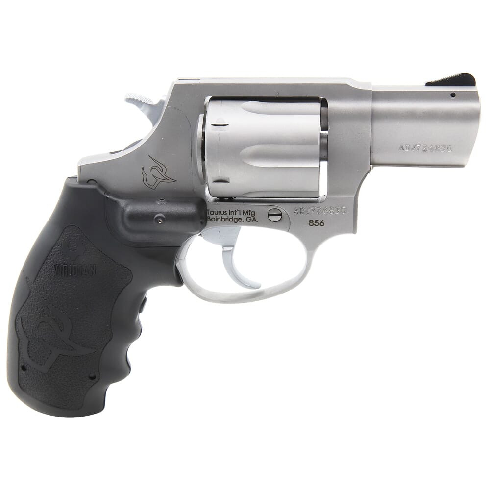 Taurus 856 .38 Special 2"Bbl SS/SS 6rd Mag Viridian Red Laser Grip Revolver 2-856029VL
