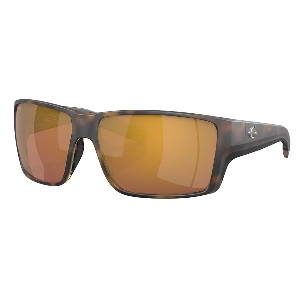 Costa Del Mar Reefton Pro Matte Tortoise Frame Gold Mirror 580G Lens 06S9080-90801763