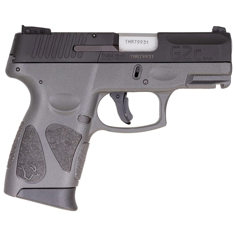 Taurus G2C 9mm GR/Bk 3.26\" BL Pistol w/(2)12rd Mags 1-G2C931-12G