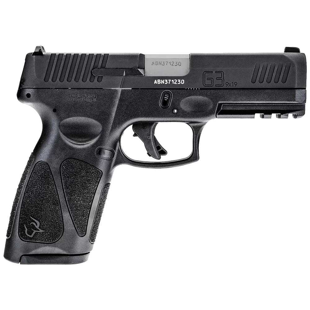 Taurus G3 9mm Bk/Bk 4"Bbl BL Pistol w/Steel Sights & (2)17rd Mags 1-G3B941-17
