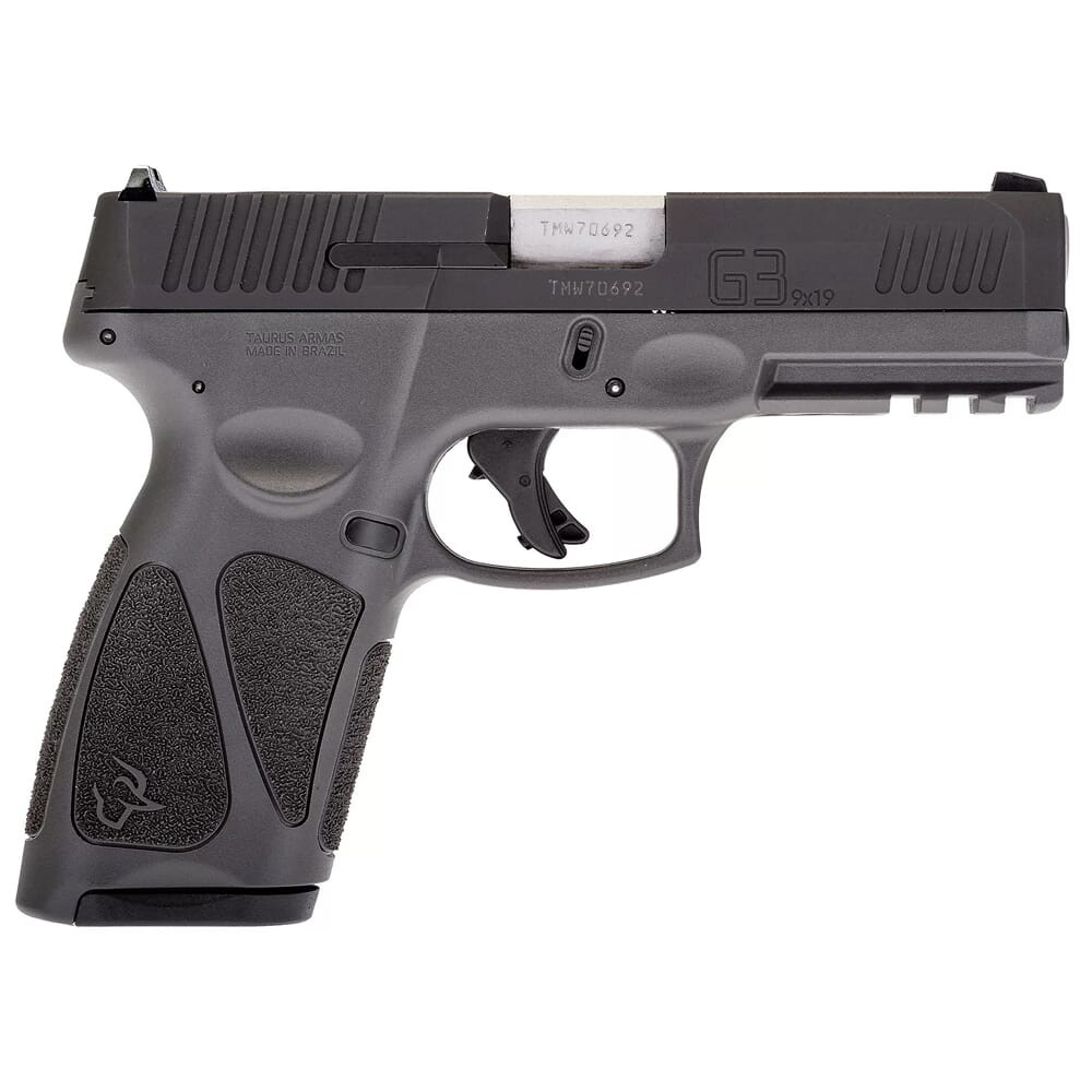 Taurus G3 9mm GR/Bk 4\" BL Pistol w/(1)15rd & (1)17rd Mag 1-G3B941G