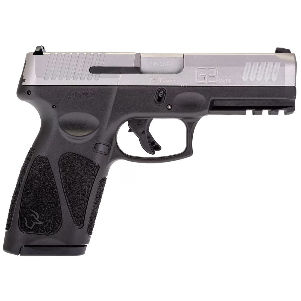 Taurus G3 9mm Blk/SS 4\" Bbl Pistol w/(2)10rd Mags 1-G3B949-10