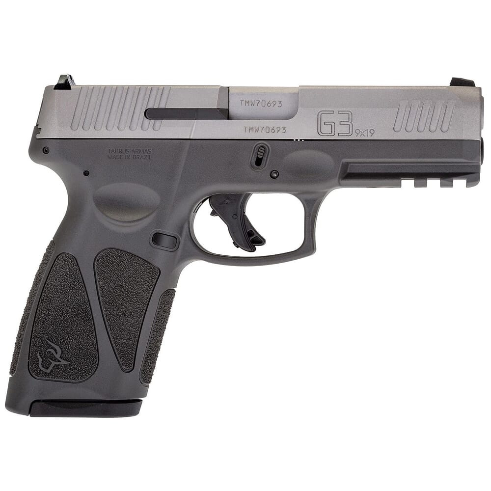 Taurus G3 9mm GR/SS 4\" BL Pistol w/(2)15rd Mags 1-G3B949G-15
