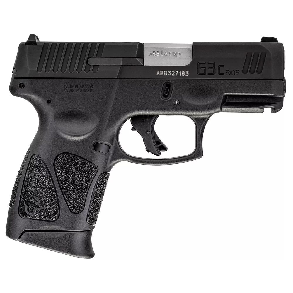 Taurus G3C 9mm 3.26\" Bbl Black Pistol w/(2) 12rd Mags 1-G3C931-2x12