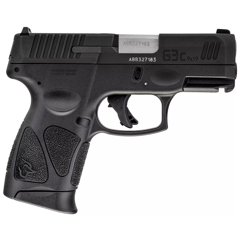 Taurus G3C 9mm Bk/Bk 3.26"Bbl  Pistol w/(3)12rd Mags 1-G3C931