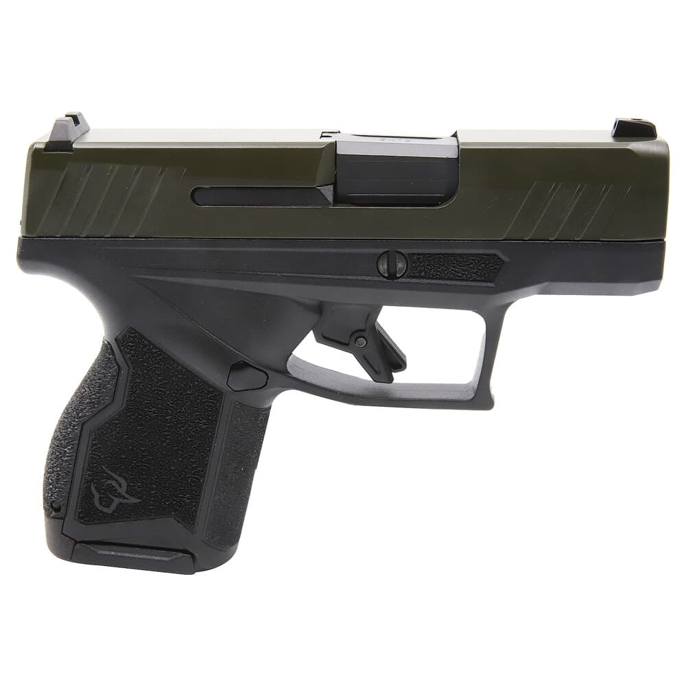 Taurus Taurus GX4 9mm Bk/MS Green 3\" Pistol w/(2)11rd Mags 1-GX4M93B