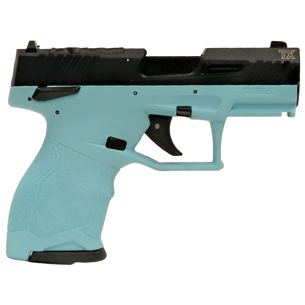 Taurus TX22 Compact .22 LR Cyan/Black 3.6\" Pistol w/(2) 13rd Mags 1-TX22131C