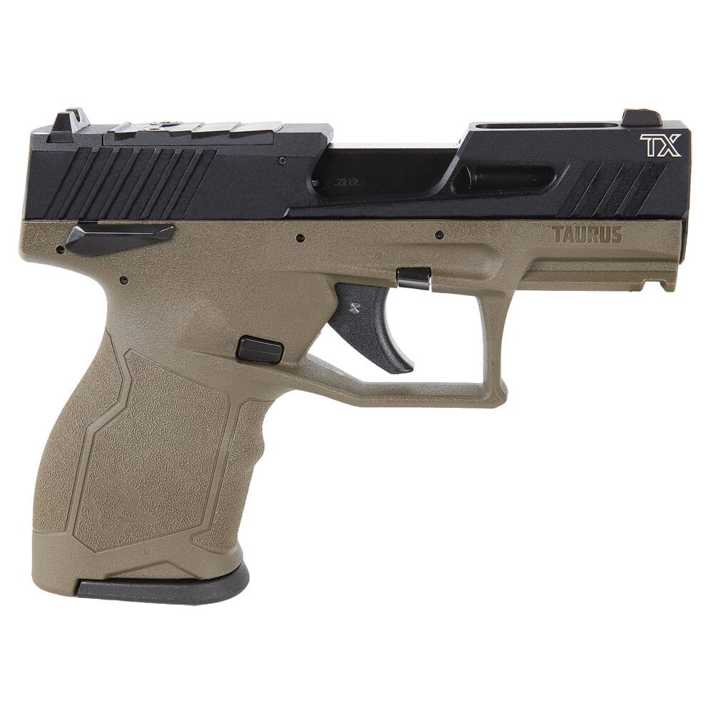 Taurus TX22 Compact .22 LR OD Green/Black 3.6"Bbl Pistol w/(2) 13rd Mags 1-TX22131O