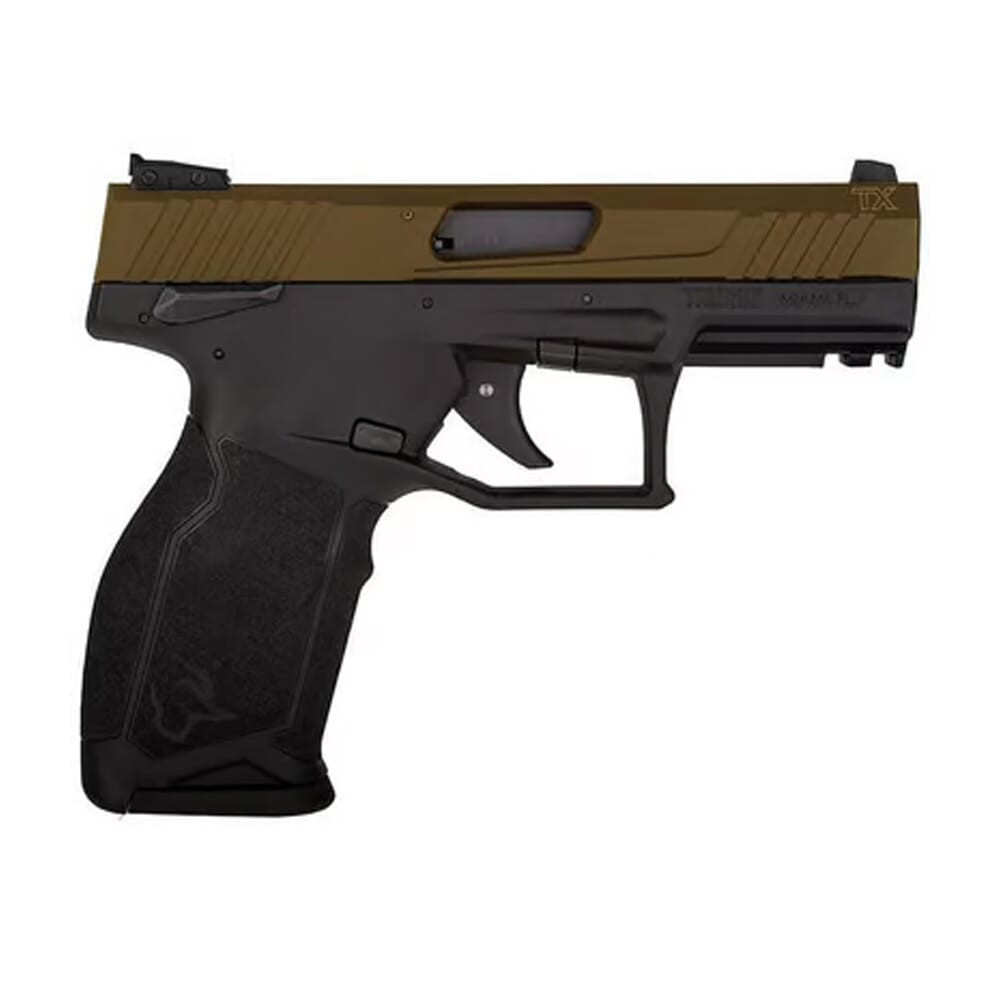 Taurus TX22 22LR 4\" Black/Burnt Bronze Pistol w/(2)16rd Mags 1-TX22141-BB