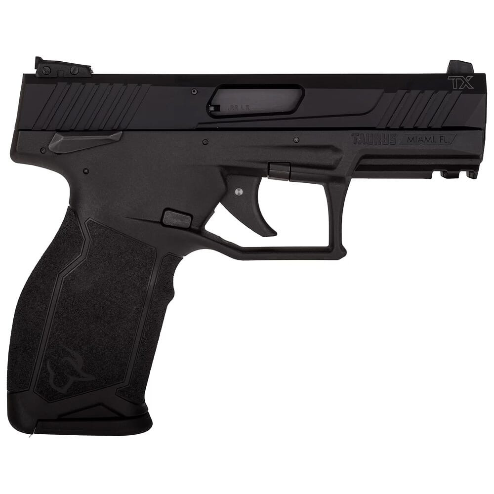 Taurus TX22 22LR Bk/Bk 4.165\" Non-Threaded Pistol w/(2)10rd Mags 1-TX22341-10