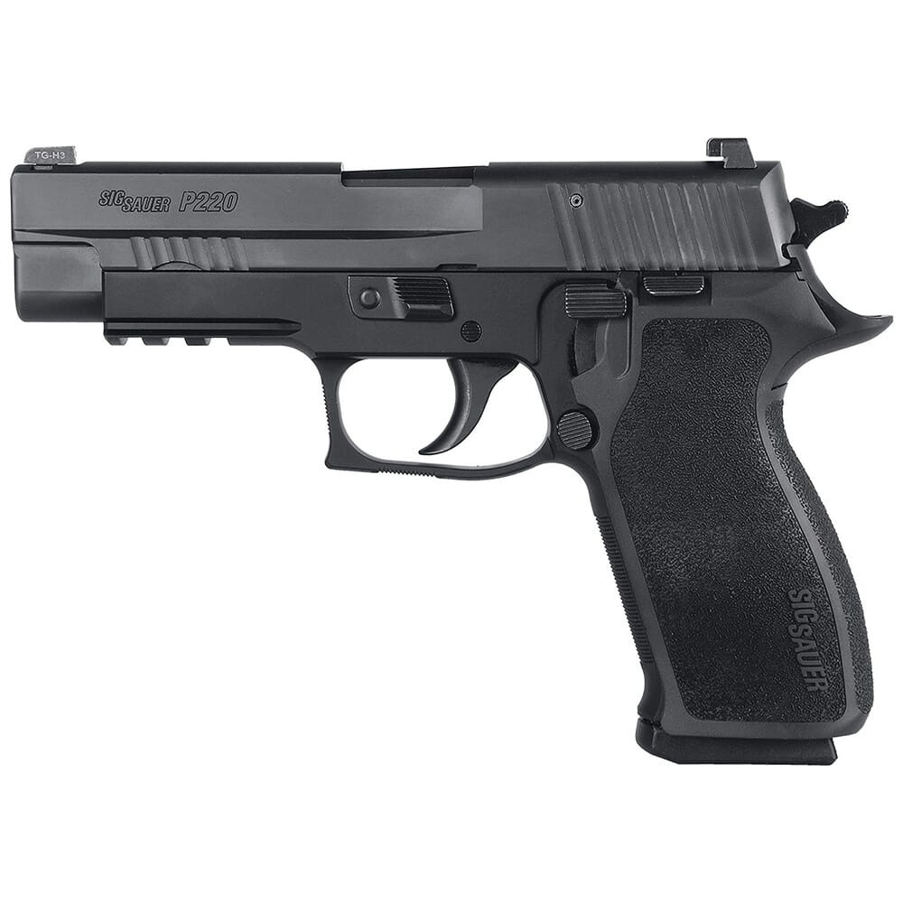 Sig Sauer P220 Elite .45 ACP DA/SA 4.4\" Pistol w/SIGLITE, E2 Grip, SRT, and (2) 8rd Steel Mags 220R-45-BSE
