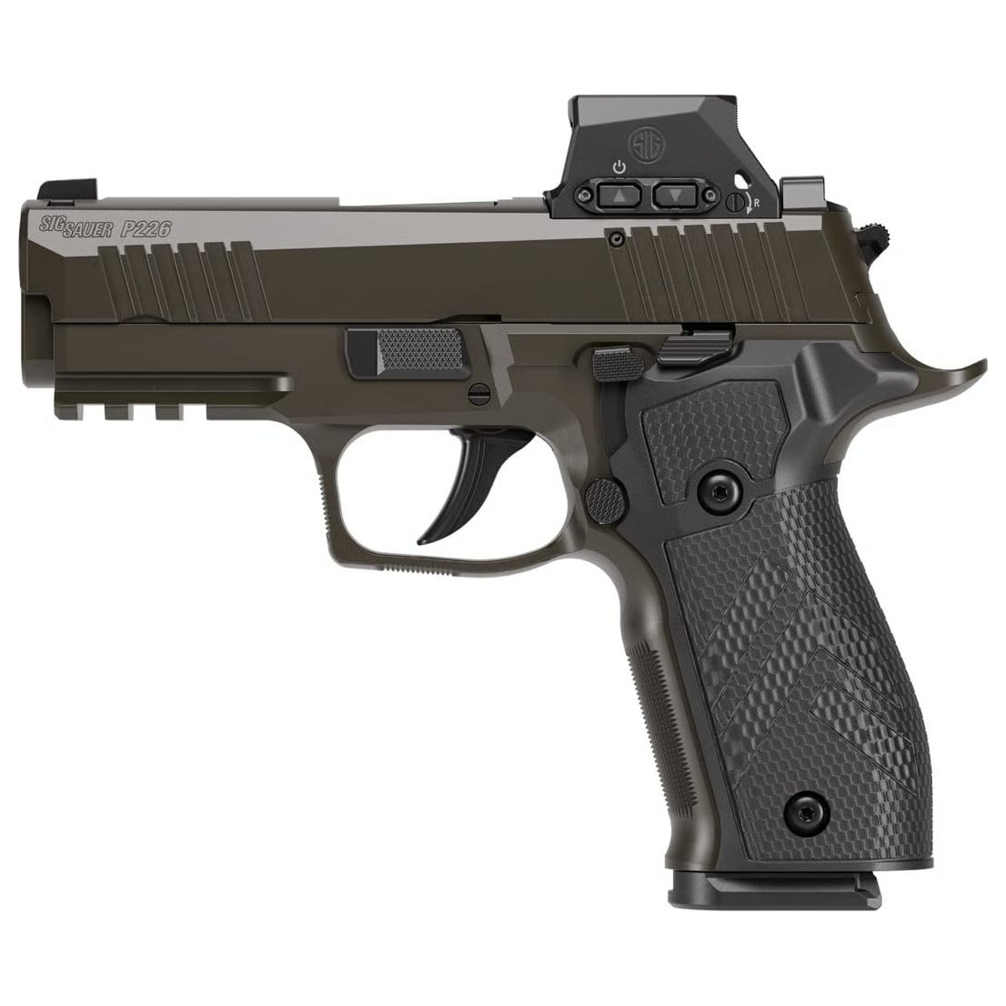 Sig Sauer P226XCA Legion RXSL Carry 9mm 3.8" Bbl SS Slide XRAY3 D/N Sights AX2 Adj DA/SA Trg Pistol w/18rd Mag 226XCA-9-LEGION-RXSL