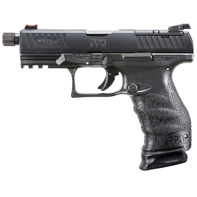 Walther PPQ M2 Q4 TAC 9mm Pistol with Threaded Barrel and 3 Mags 2825929
