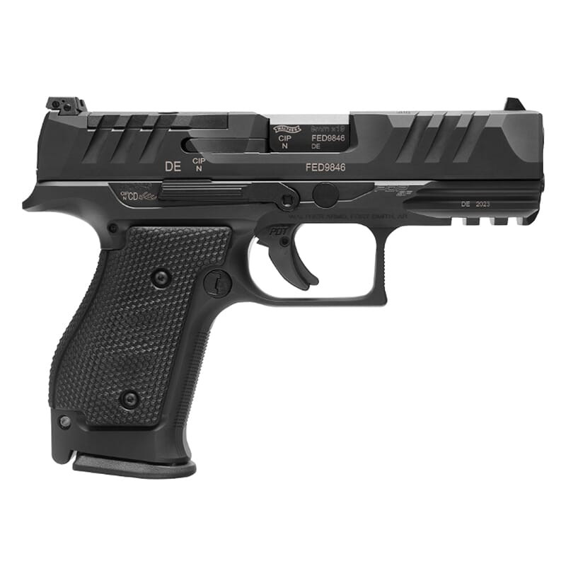 Walther Arms PDP Steel Frame 9mm 4\" Bbl Optic-Ready Compact Pistol w/(3) 15rd Mags 2872111