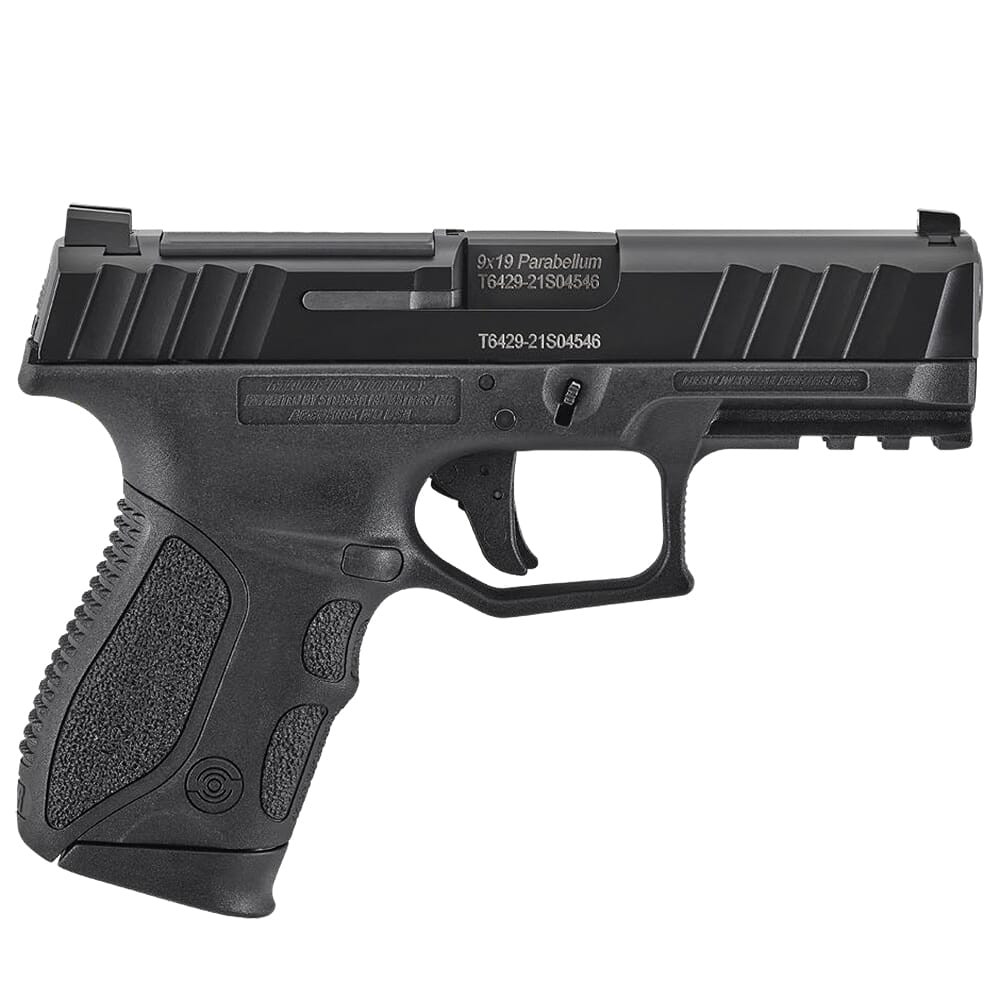 Stoeger STR-9C 9mm 3.8\" Bbl Optics Ready Blk Compact Pistol w/(1) 13rd Mag & Med Backstrap 31764