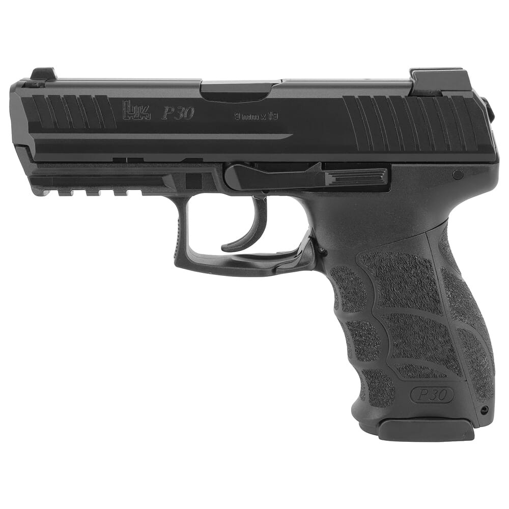 HK P30 (V1) 9mm \"Light\" LEM DAO Pistol w/ (3) 17rd Mags and Night Sights 81000104