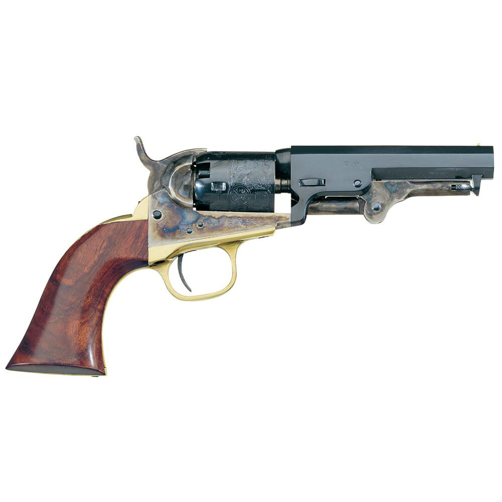 Uberti 1849 Pocket .31 Cal 4\" Bbl 5rd C/H Frame Brass B/S & T/G Black Powder Revolver 340350