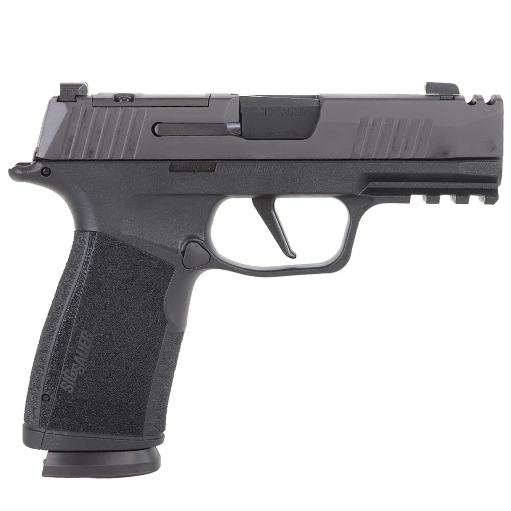 Sig Sauer P365 XMACRO Comp 9mm 3.1\" Bbl Optics Ready Black Pistol w/(2) 10rd Steel Mags & XRAY3 365XCA-9-COMP-10
