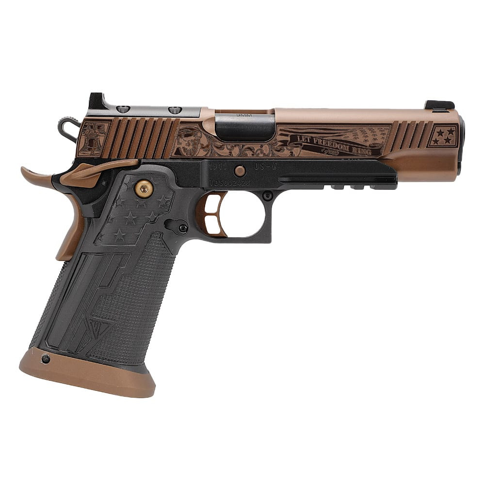 Kimber 250th Anniversary DS Warrior 9mm 5" Bbl Pistol w/ Engravings, 1x17rd & 1x20rd Magazines, Accessory Rail 3700905