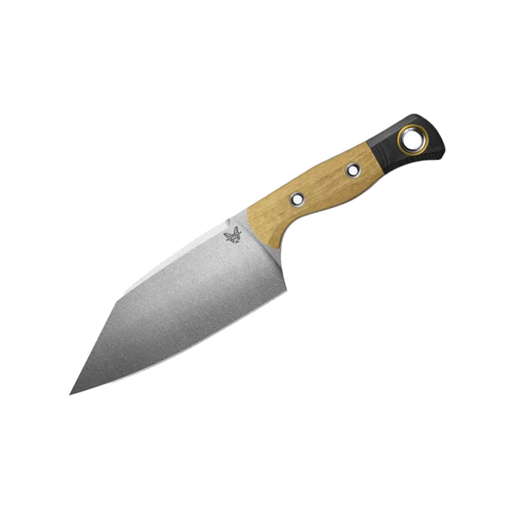 Benchmade Station Knife Fixed Blade Clip-Point Maple Valley Richlite G10 Cutlery Knife 4010-02