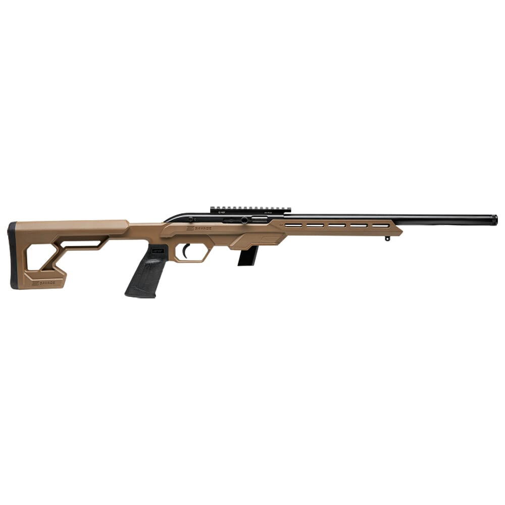 Savage Arms 64 Precision FDE .22 LR 16.5\" 1:16\" 1/2x28 Bbl FDE Semi-Auto Rifle w/(1) 10rd Mag & Pistol Grip 45124