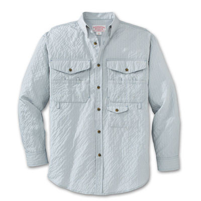Filson SM Blue Plaid Islamorada Fishing Shirt FIL-10379-AQ