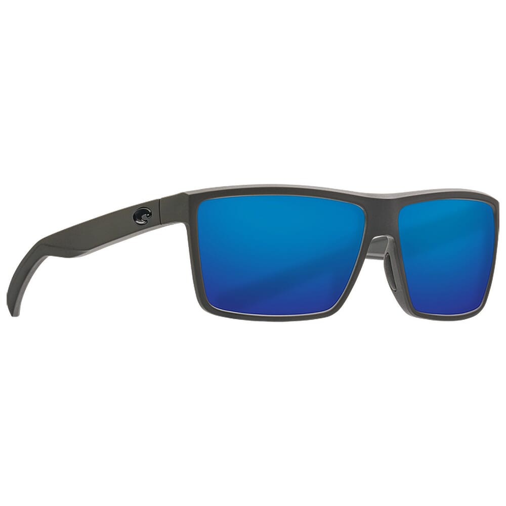 Costa Rinconcito Matte Gray Frame Sunglasses w/Blue Mirror 580G Lenses 06S9016-90162460