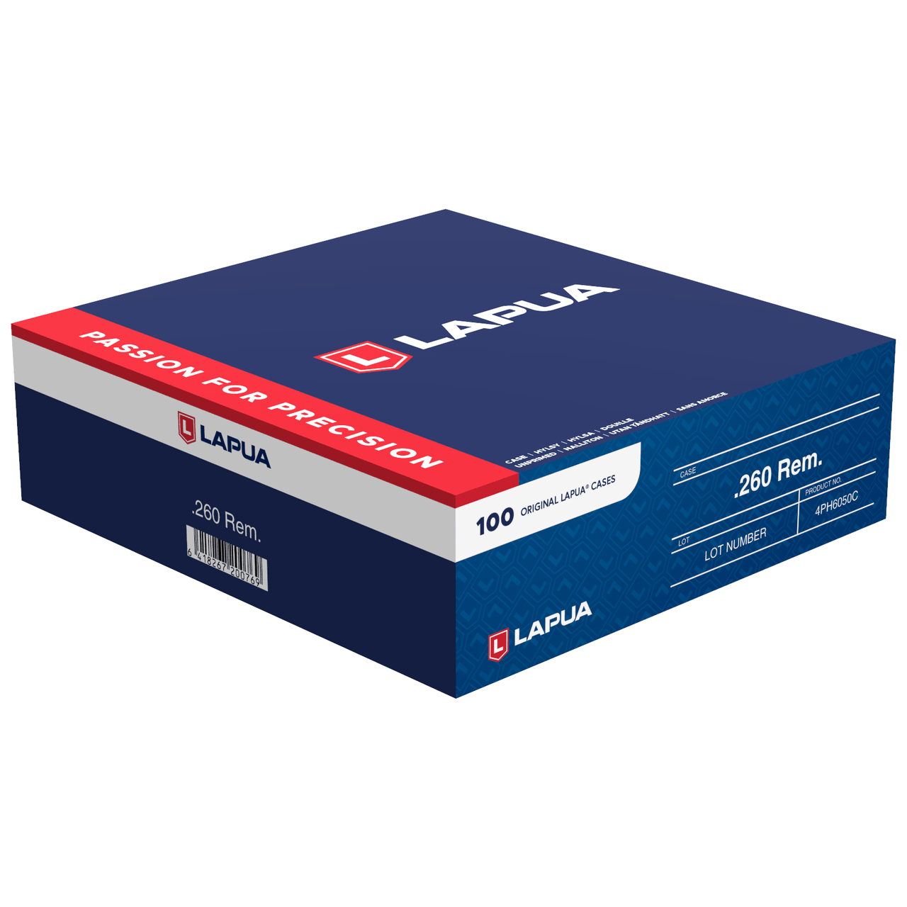Lapua 260 Remington Brass Box of 100 4PH6050C