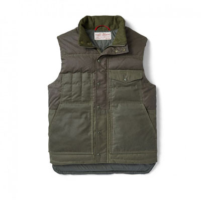 Filson Down Cruiser Vest Otter Green MD 10641