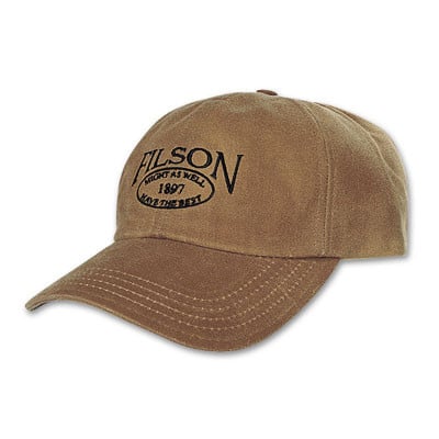Filson MD Tan Tin Cloth Low Profile Cap 60060