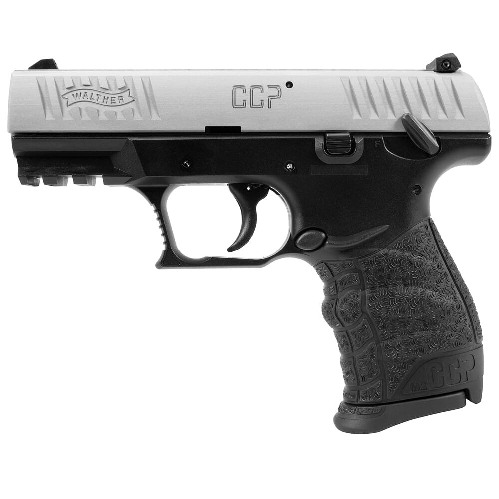 Walther Arms CCP M2 .380 ACP 3.54" Bbl SS/Blk Pistol w/(2) 8rd  Mags 5082501