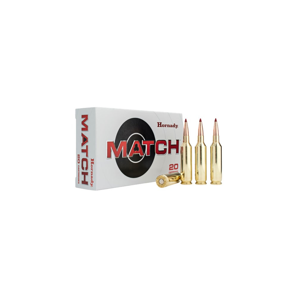 Hornady Match .22 Creedmoor 80gr Ammunition w/ELD Bullets (20/box) 83411