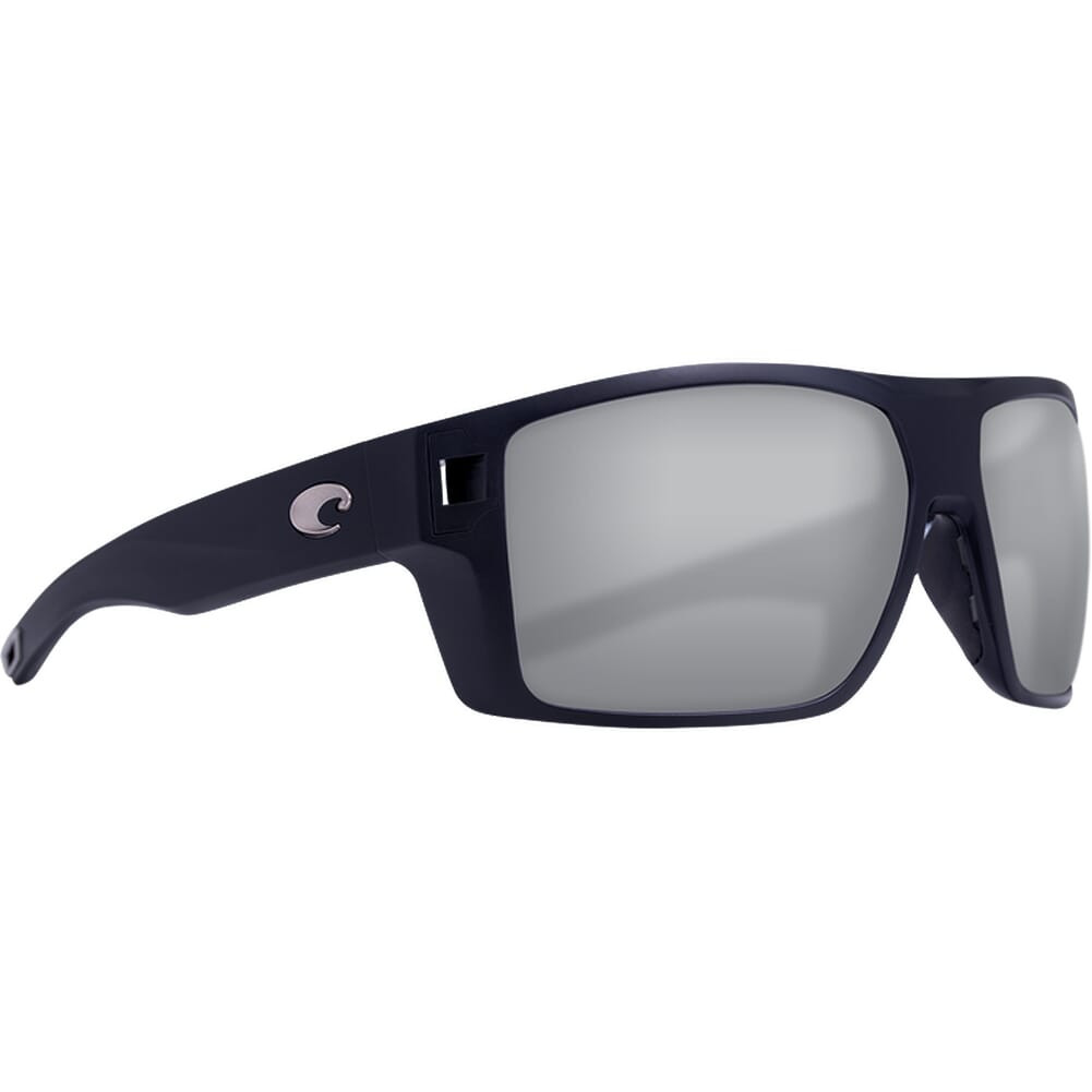 Costa Diego Matte Black Sunglasses w/Gray Silver Mirror 580P Lenses 06S9034-90341762