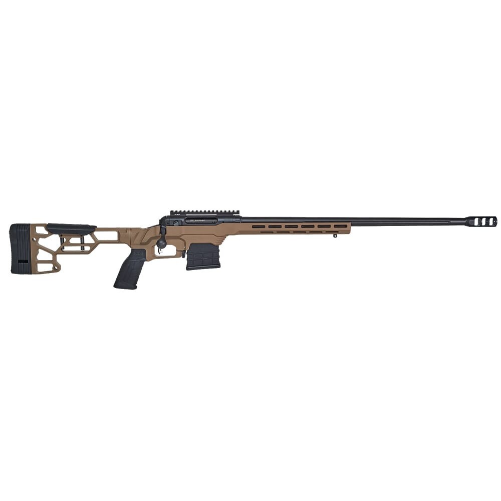 Savage Arms 110 Precision 6.5 Creedmoor 24\" 1:8\" 5R 5/8x24 Bbl FDE BA Rifle w/(1) 10rd Mag 57564