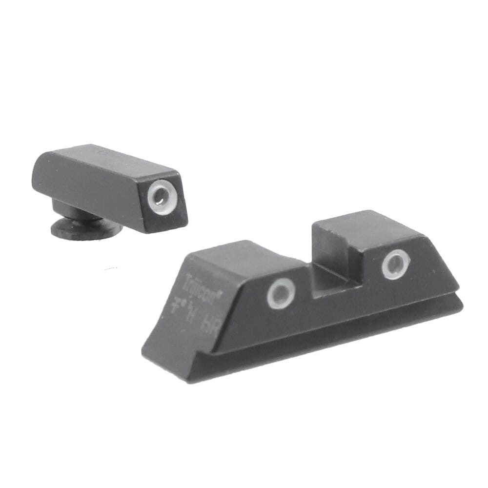 Trijicon Bright & Tough 3-Dot Green Front/Orange Rear Night Sight Set for Large Frame Glock Models 600229