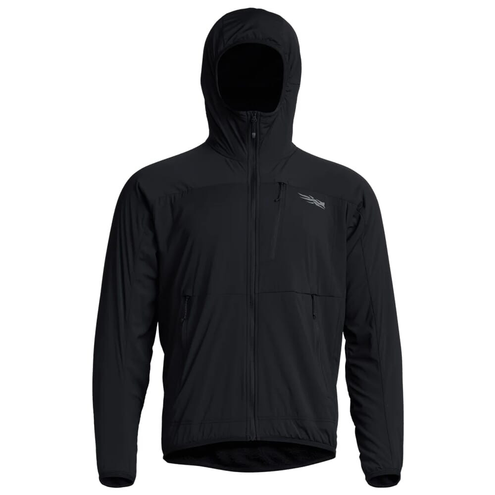 Sitka Gear Ambient 100 Hooded Jacket Sitka Black Large Tall 600410-BK-LT