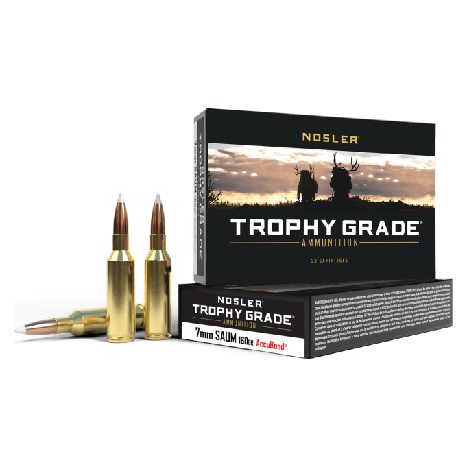 Nosler Trophy Grade TGA - 7mm SAUM 160g AB SP (20ct) Ammunition 60045