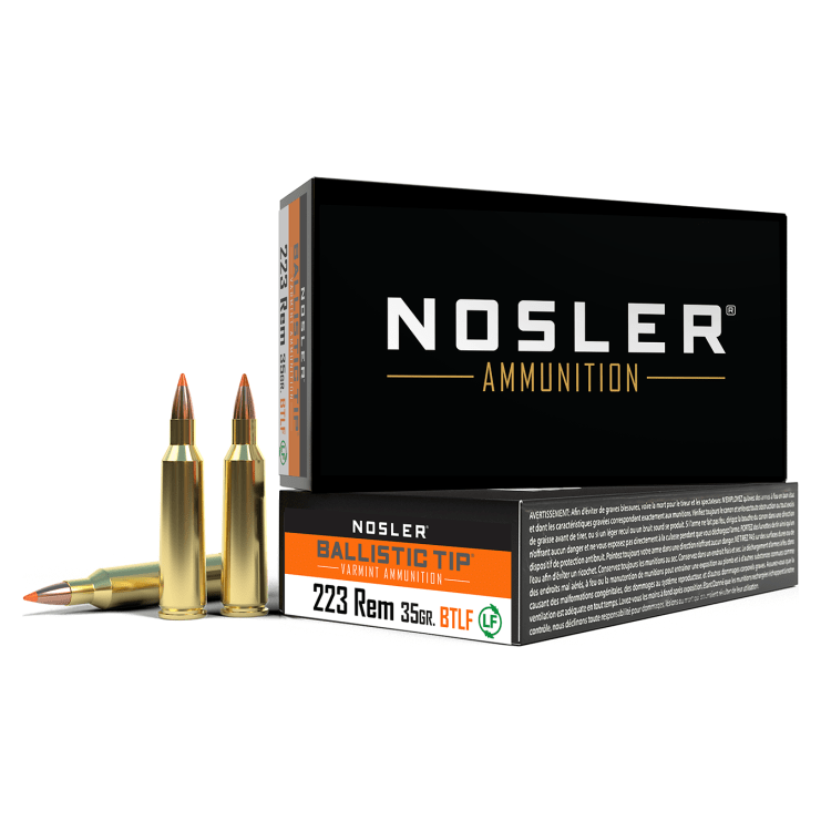 Nosler BT Varmint BTA - 223 Rem 35g BTLF SP (20ct) Ammunition 61042