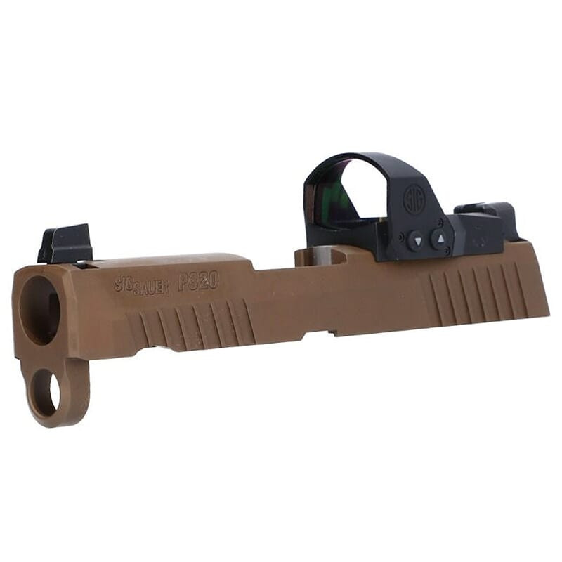 Sig Sauer P320 PRO 9mm 3.6" Bbl Coyote Brown Slide Assembly w/XRAY3 Suppressor Sights & ROMEO1PRO 8900276