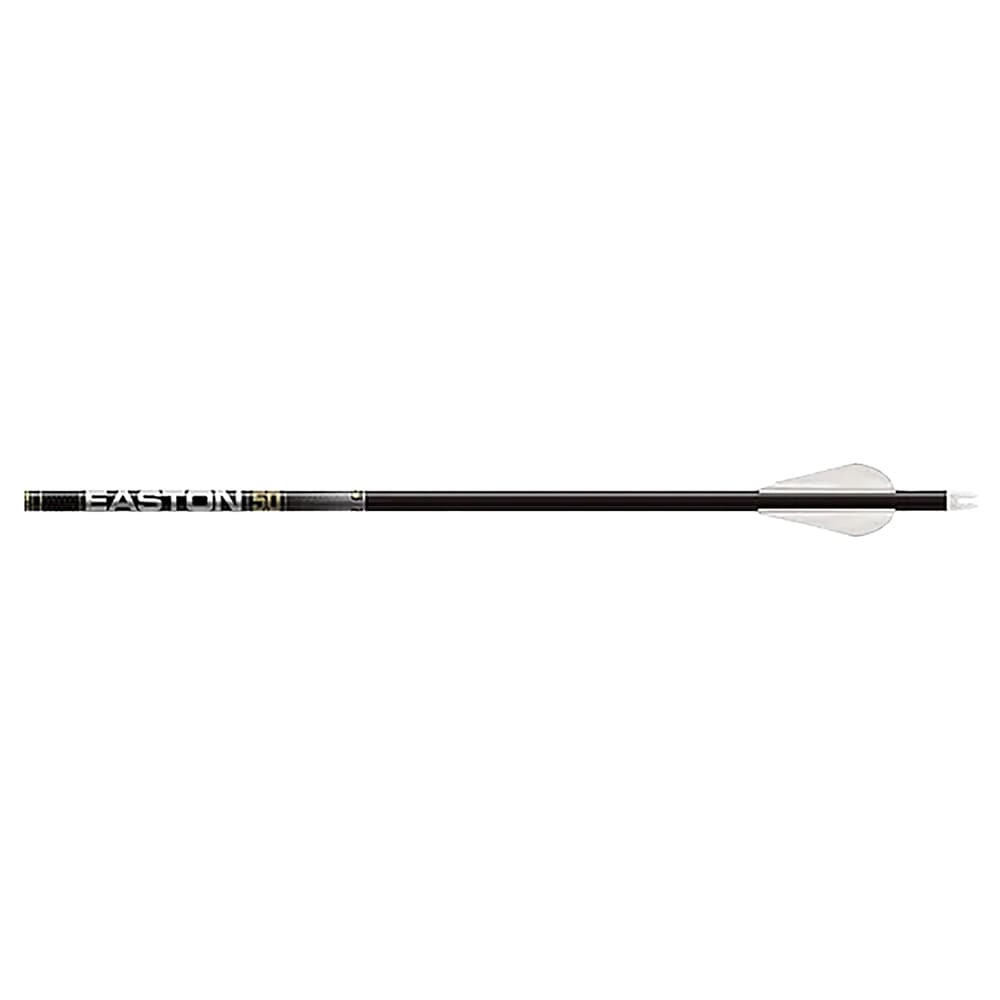 Easton Hunting Arrows 5.0 5mm w/ 50 Grain Steel Halfout PACK (6) 702034