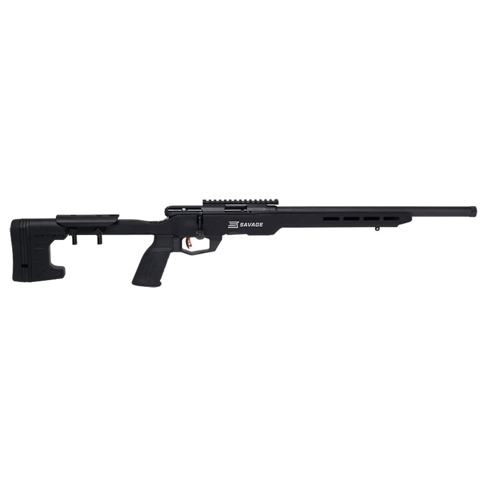 Savage Arms B22 Precision .22 LR 18" 1:16" 1/2x28 Bbl Black Aluminum Bolt-Action Rifle w/(1) 10rd Mag, Custom MDT 1pc Chassis & MDT Pistol Grip 70248