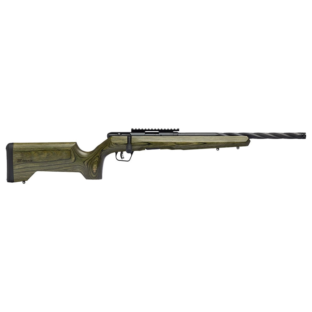 Savage Arms B22 Timber Tactical .22 WMR 18\" (45.7 cm) Bbl 9rd Laminate Black/OD Green RH Full Rifle 70551