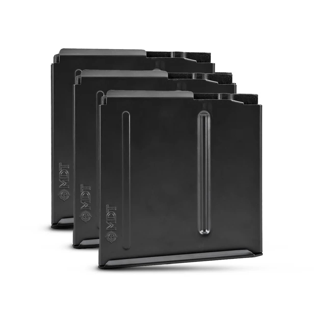 MDT 3-Pack LA .338 LM 3.715 5rd Blk Metal Magazine Bundle 102144-BLK-MDT-KIT-3X