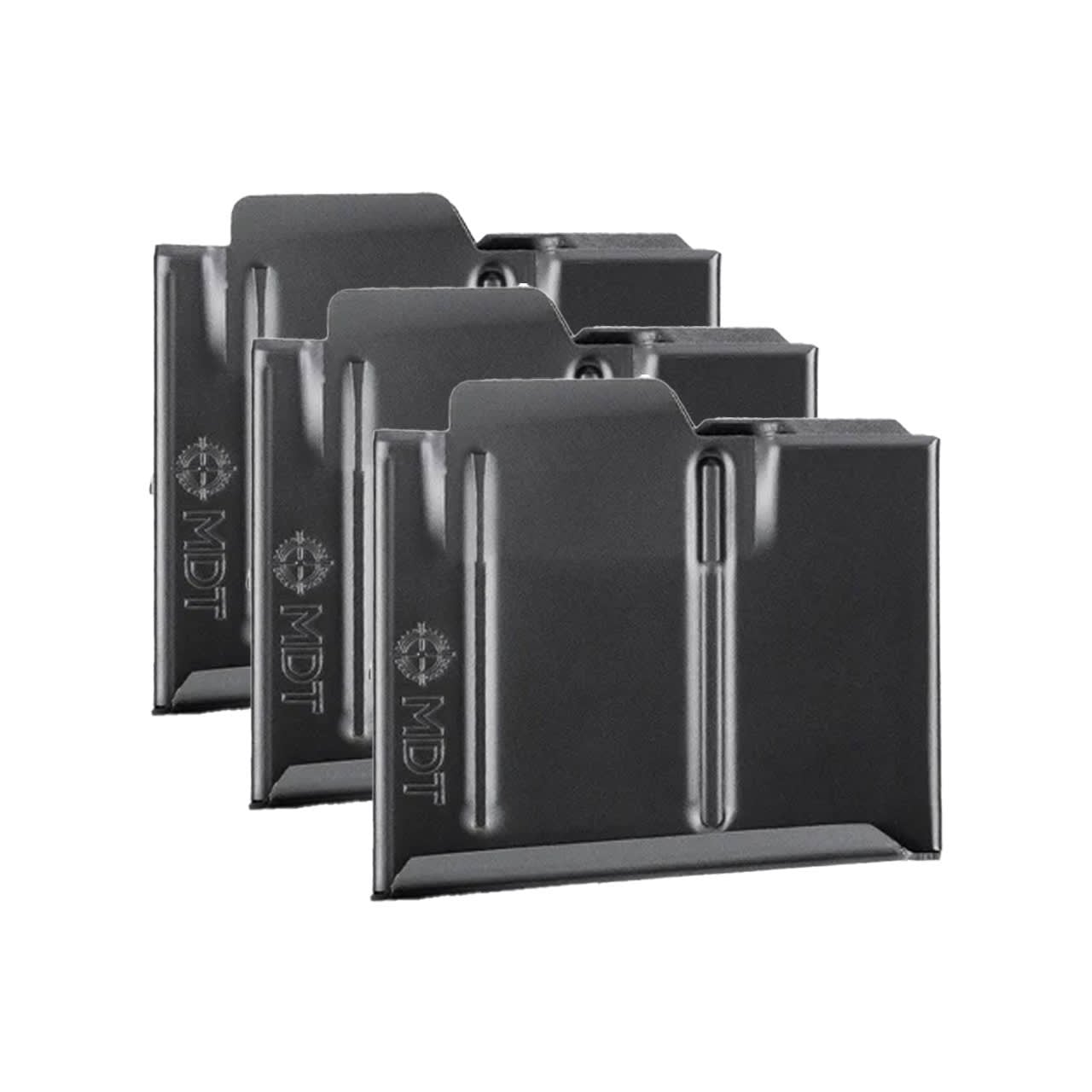 MDT 3-Pack SA .300 WSM/6.5 PRC 3rd Blk Metal Magazine Bundle 103133-BLK-MDT-KIT-3X