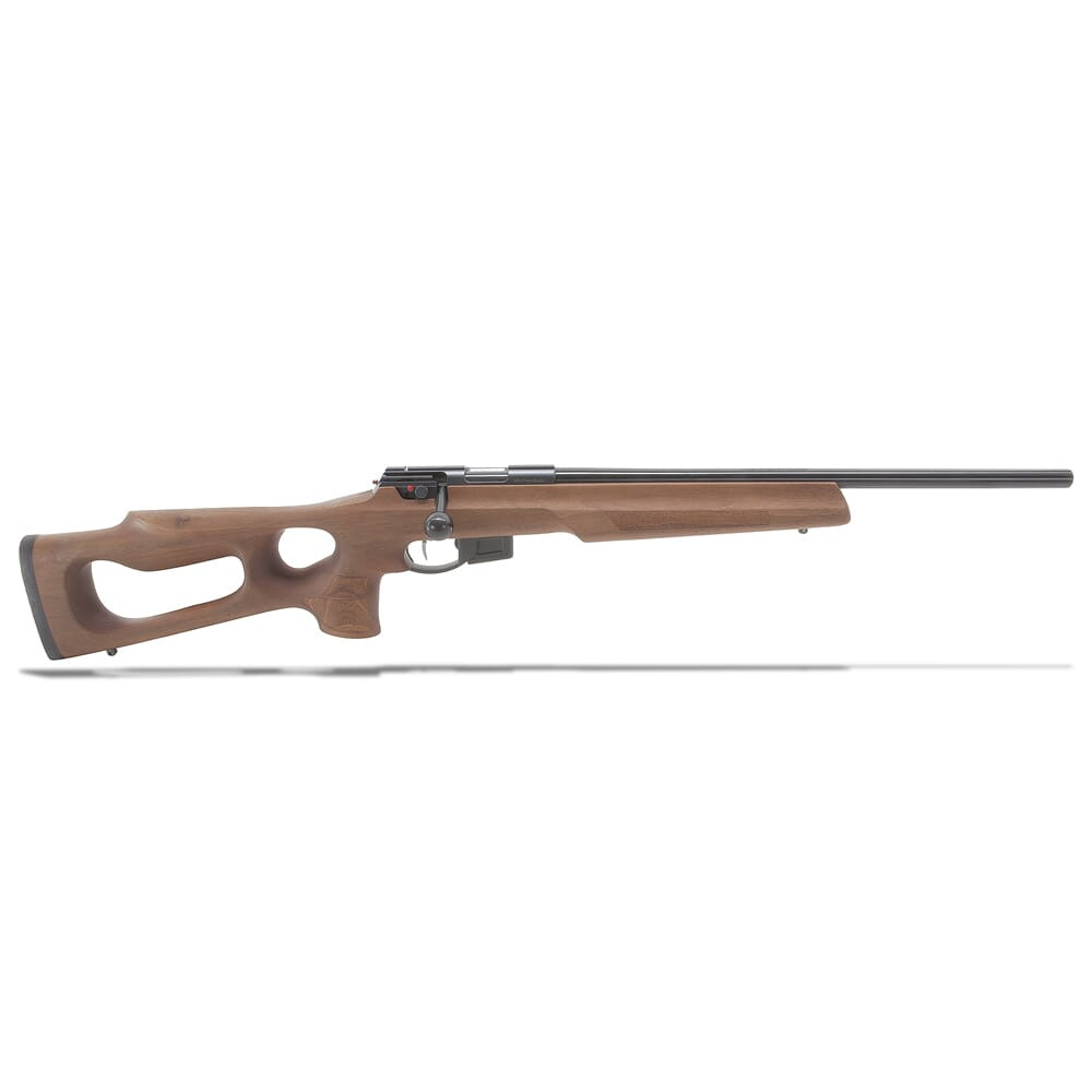 Anschutz 1761 HB .22 LR G-28 Walnut Thumbhole 20\" Bbl Rifle w/Single-Stage Trigger 015611