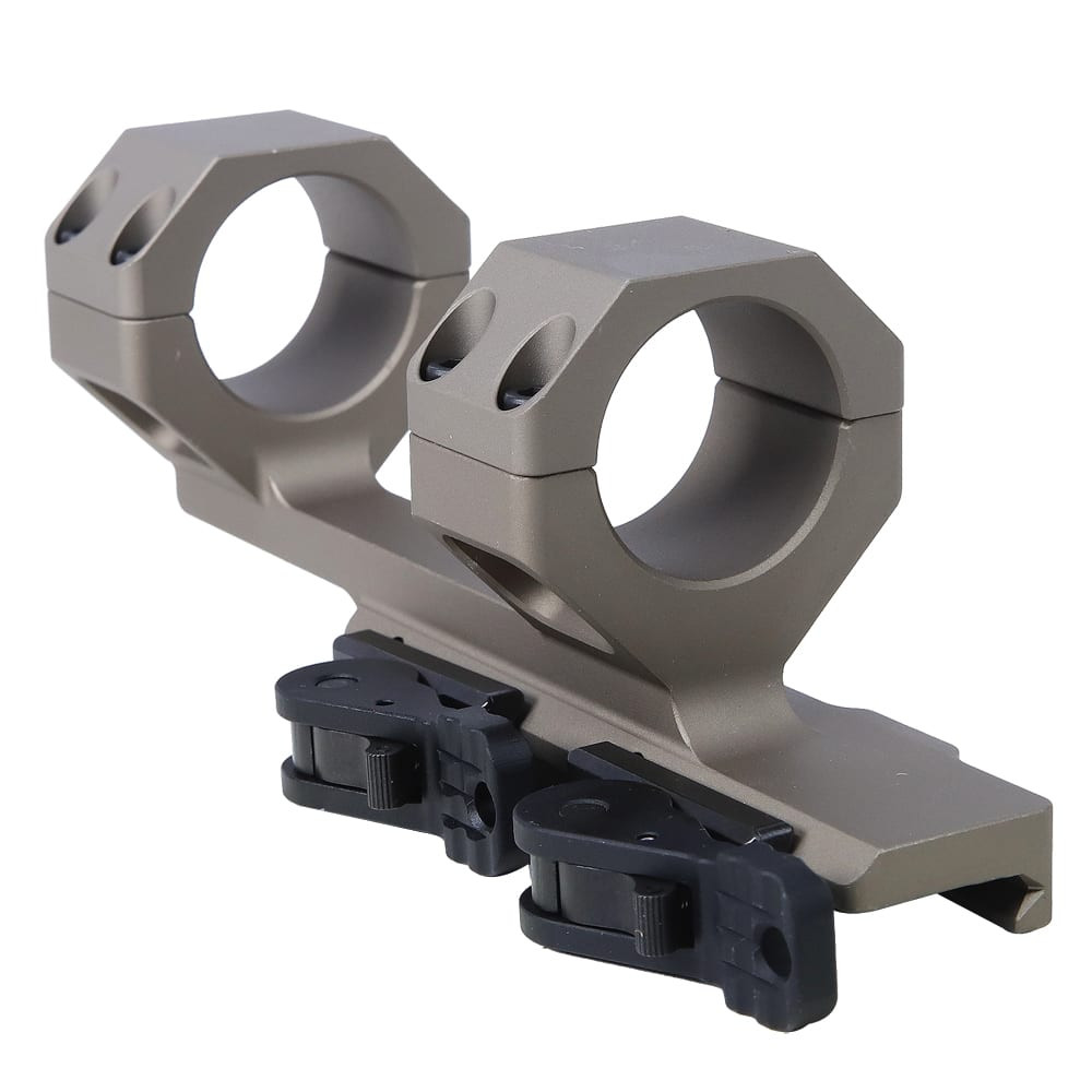 ADM AD-DELTA 30mm FDE Scope Mount w/2\" Offset & Dual QD TAC Lever AD-DELTA-C-30-FDE-TAC